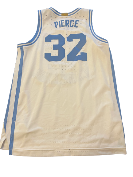 Justin Pierce North Carolina Basketball 2019-2020 Game Worn Jersey