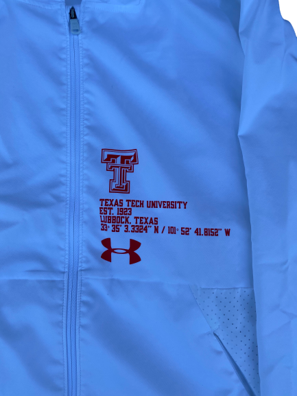 Mac McClung Texas Tech Basketball Team Issued Zip Up Jacket (Size M)