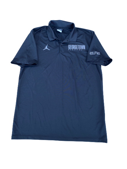 Mac McClung Georgetown Basketball Team Issued Polo (Size M)