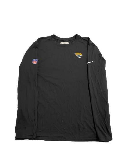 Naz Bohannon Jacksonville Jaguars Team Issued Long Sleeve Shirt (Size XL)