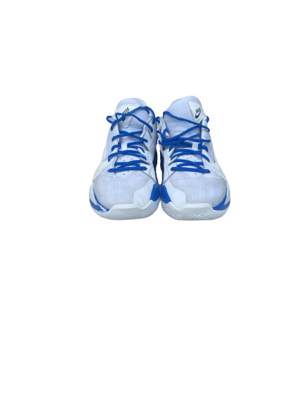 Marcus Zegarowski Creighton Basketball SIGNED Game Worn Shoes (Size 11.5)