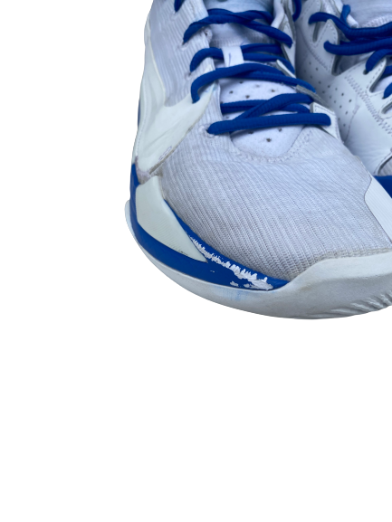Marcus Zegarowski Creighton Basketball SIGNED Game Worn Shoes (Size 11.5)