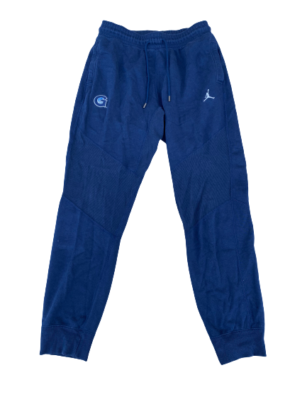 Mac McClung Georgetown Basketball Team Issued Jordan Sweatpants (Size LT)