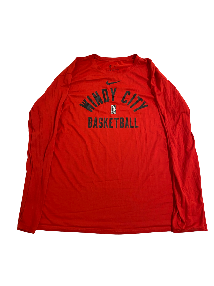 Dalen Terry Windy City Bulls Team-Issued Long Sleeve Shirt (Size XXL)