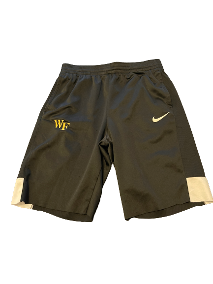 Chaundee Brown Wake Forest Basketball Team Issued Hand-Cut Workout Shorts (Size L)