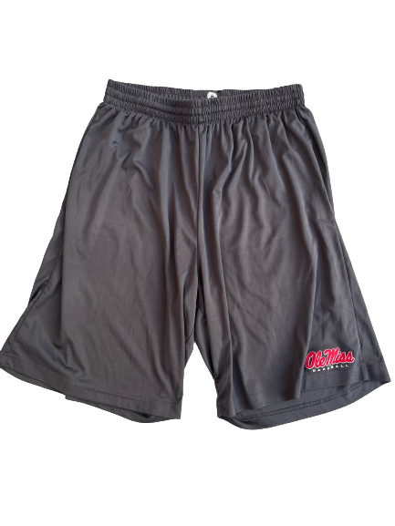 Hayden Leatherwood Ole Miss Baseball Team Exclusive Workout Shorts (Size L)