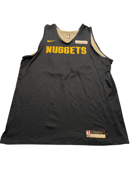 Thomas Welsh Denver Nuggets Player Exclusive Reversible Practice Jersey (Size XLT)