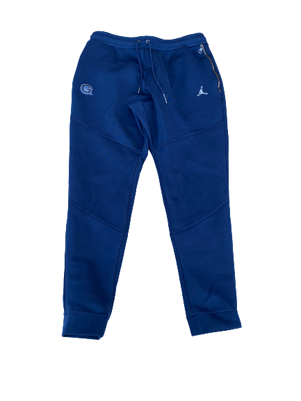 Mac McClung Georgetown Basketball Team Issued Jordan Travel Sweatpants (Size L)