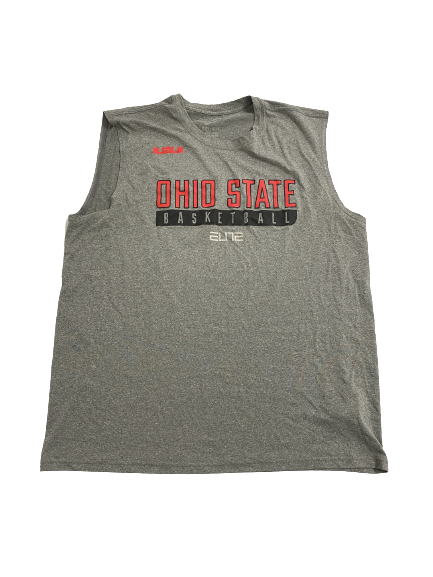 Micah Potter Ohio State Basketball Team-Issued Workout Tank (Size XL)