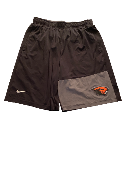Grant Gambrell Oregon State Baseball Team Issued Workout Shorts (Size L)