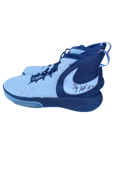 Jay Huff Virginia Basketball SIGNED Scrimmage / Practice Worn Shoes (Size 17)
