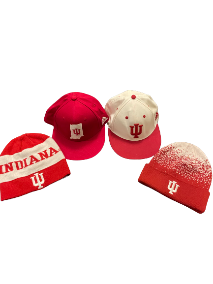 Connor Manous Indiana Baseball Set of (4) Hats