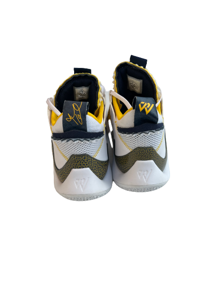 Priscilla Smeenge Michigan Basketball Player Exclusive Jordan Westbrooky Shoes (Size Men&