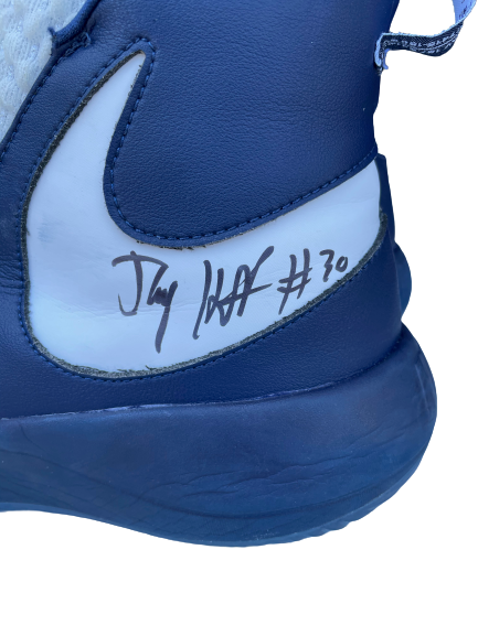 Jay Huff Virginia Basketball SIGNED Scrimmage / Practice Worn Shoes (Size 17)