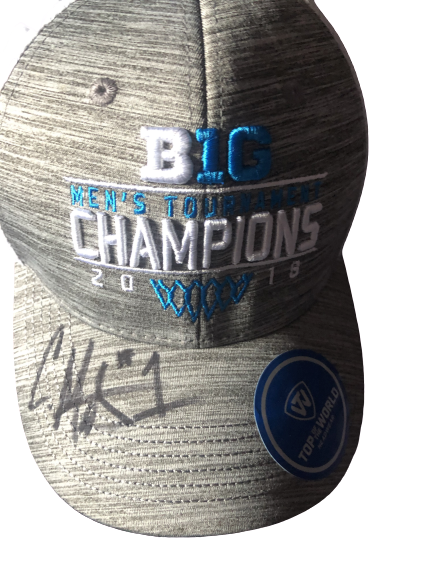 Charles Matthews Signed Player Issued 2018 Big Ten Champions Hat