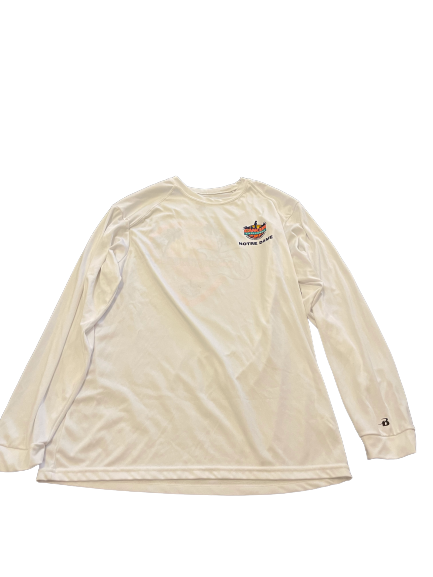 Mikayla Vaughn Notre Dame"Cancun Challenge" Long Sleeve Shirt (Size M)