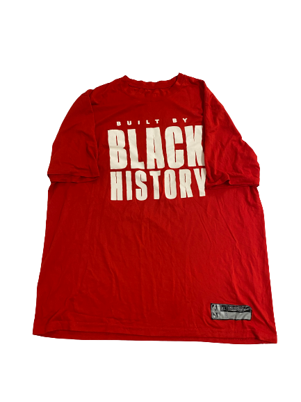 Charles Matthews Windy City Bulls Player-Exclusive Black History Month T-Shirt (Size XL)