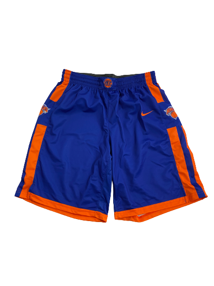 Micah Potter New York Knicks Summer League Game-Worn Shorts (Size XLT)