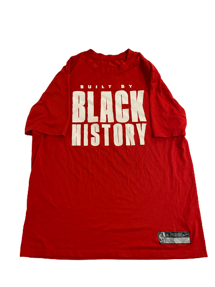 Henri Drell Windy City Bulls Player-Exclusive Black History Month T-Shirt (Size XL)