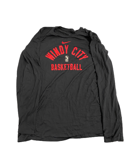 Henri Drell Windy City Bulls Team-Issued Long Sleeve Shirt (Size XLT)