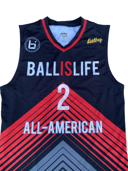 Mac McClung 2018 BALL IS LIFE All-American Game Dunk Contest WORN Jersey - Photo Matched