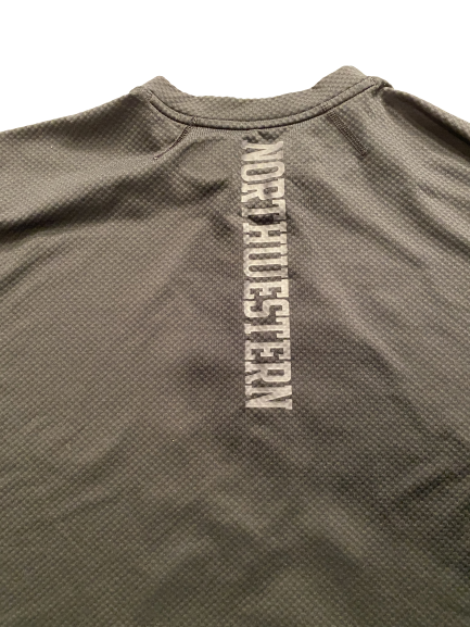 Alex Miller Northwestern Football Long Sleeve Shirt (Size XXL)