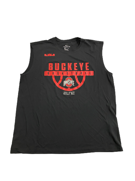 Micah Potter Ohio State Basketball Team-Issued Workout Tank (Size XL)