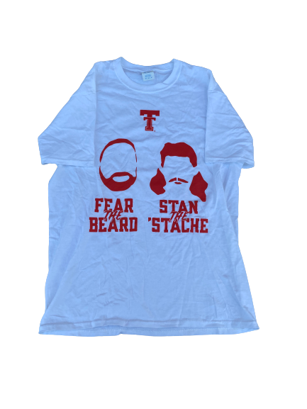 Mac McClung Texas Tech Basketball "FEAR THE BEARD" Shirt (Size M)