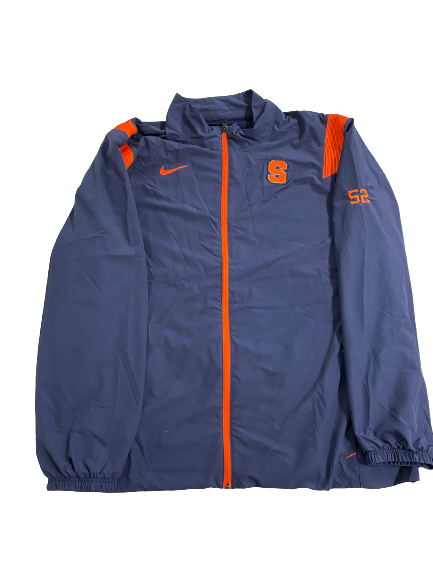 Carlos Vettorello Syracuse Football Player-Exclusive Zip-Up Jacket With 