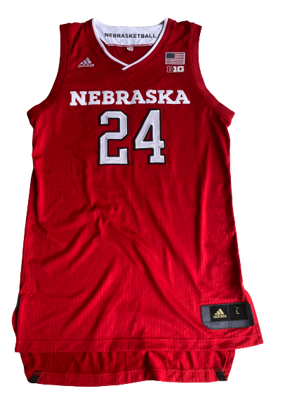 James Palmer Jr. Nebraska Game Worn Jersey