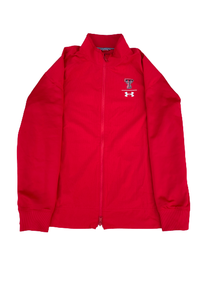 Mac McClung Texas Tech Basketball Team Issued Zip Up Jacket (Size L)