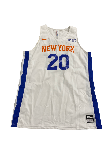 Micah Potter New York Knicks Summer League Game-Worn Jersey (Size 2XL Length +4)
