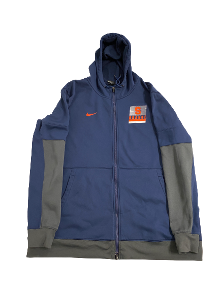 Carlos Vettorello Syracuse Football Team-Issued Zip-Up Jacket (Size XXLT)
