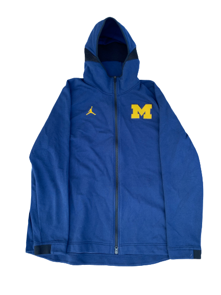 Nolan Ulizio Michigan Jordan Zip-Up Jacket (Size XXXL)