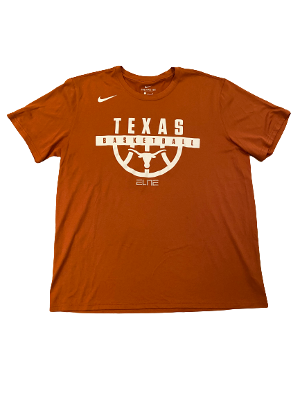 Joe Schwartz Texas Basketball Team Issued Workout Shirt (Size XL)