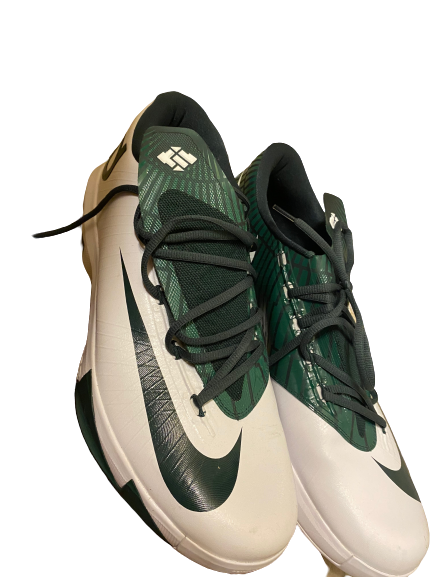 Nick Ward Game Worn Michigan State Player Exclusive Kevin Durant 6s Shoes (PE)