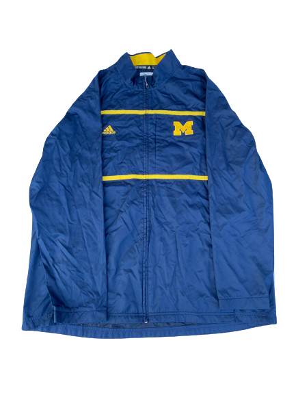Nolan Ulizio Michigan Adidas Zip-Up Jacket (Size XXL)