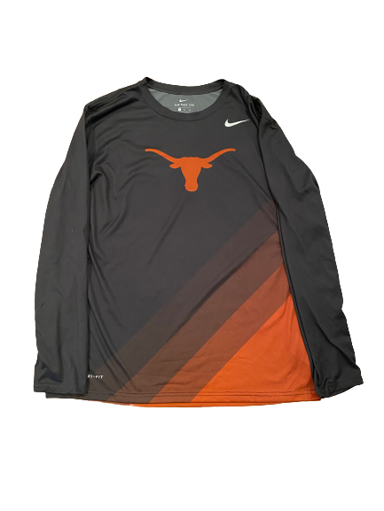 Joe Schwartz Texas Basketball Team Issued Long Sleeve Shirt (Size XL)