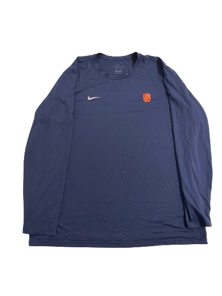 Carlos Vettorello Syracuse Football Team-Issued Long Sleeve Shirt (Size XXL)
