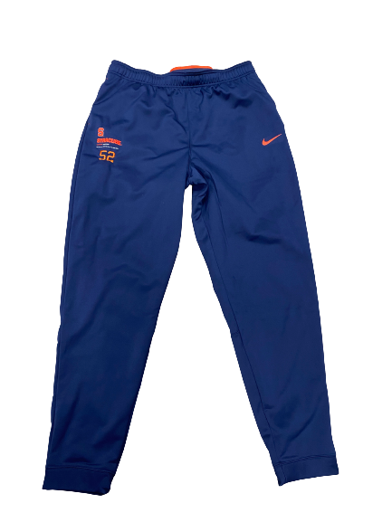 Carlos Vettorello Syracuse Football Player-Exclusive Sweatpants With 