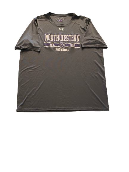 Alex Miller Northwestern Football Workout Shirt (Size XXL)