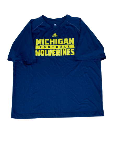 Nolan Ulizio Michigan Football Adidas T-Shirt (Size XXL)