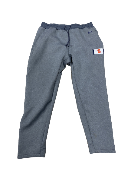 Carlos Vettorello Syracuse Football Player-Exclusive Travel Sweatpants With Magnetic Bottoms (Size XXLT)