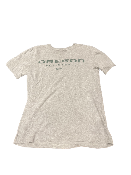 Amanda Benson Oregon Volleyball Team Issued Workout Shirt (Size S)