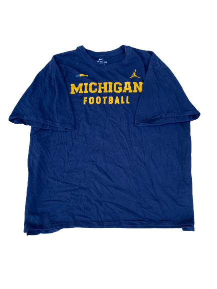 Nolan Ulizio Michigan Football Jordan T-Shirt (Size XXXL)