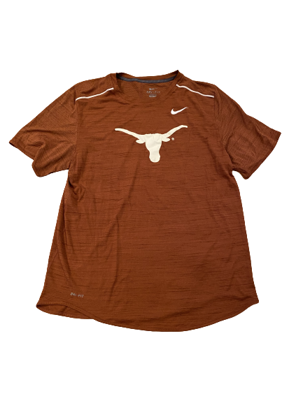Tim Yoder Texas Football Team Issued Workout Shirt (Size XL)