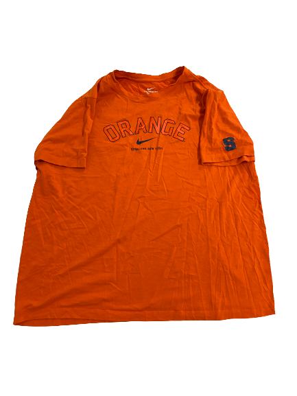 Carlos Vettorello Syracuse Football Team-Issued T-Shirt (Size XXL)