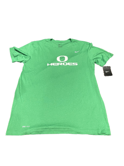 Amanda Benson Oregon Volleyball Team Issued Workout Shirt (Size L)