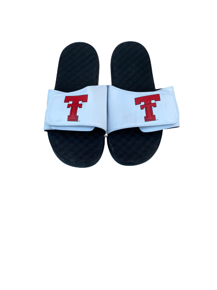 Mac McClung Texas Tech Basketball Players Exclusive Slides WITH NAME (Size 12)
