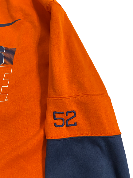 Carlos Vettorello Syracuse Football Player-Exclusive Sweatshirt With 